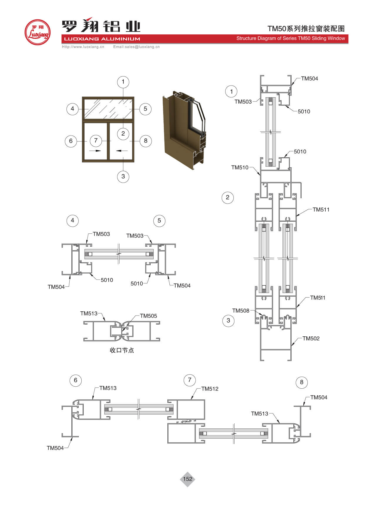 TM50系列推拉窗