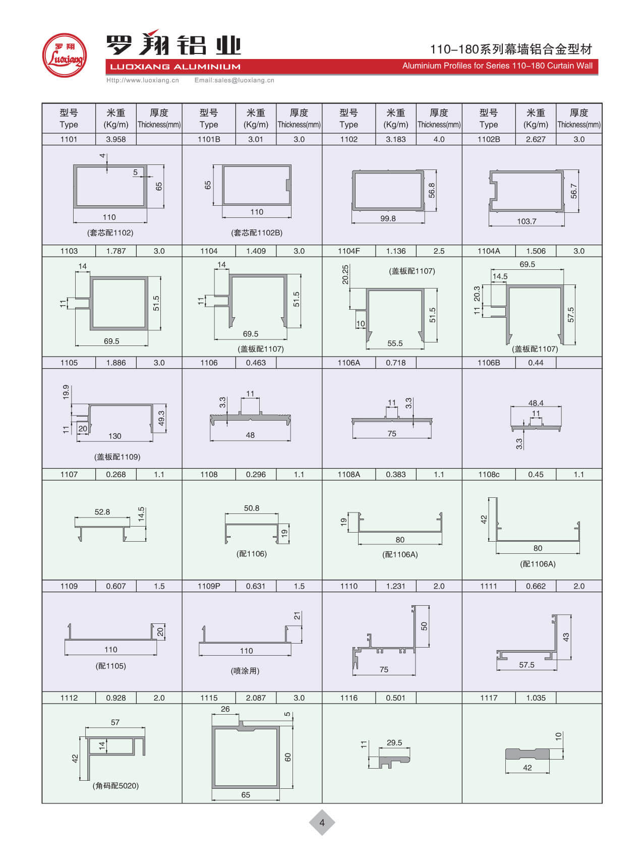 110-180系列常規(guī)幕墻